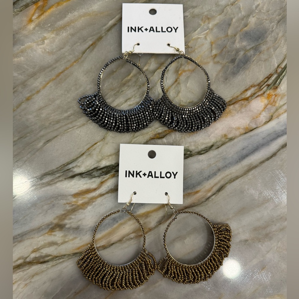 Ink + Alloy earrings